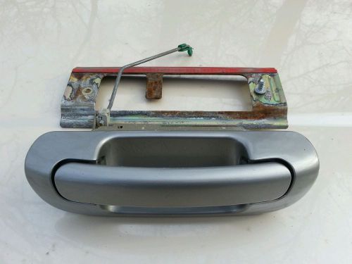 Actual item 1999-2004 jeep grand cherokee liftgate handle silver