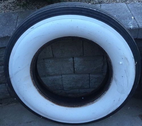 The lester co. 7.00 17 inch vintage white wall tire