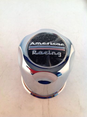 American racing aftermarket wheel center cap chrome 1327000 3.27&#034; push thru