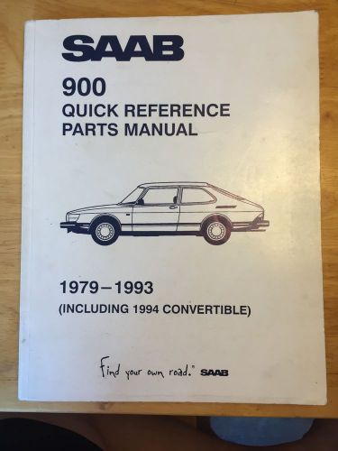 Saab 900 classic parts manual