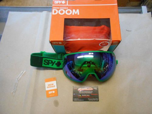 Spy doom snowmobile goggle elemental green brzw/grnspec+yelcont 313073171373