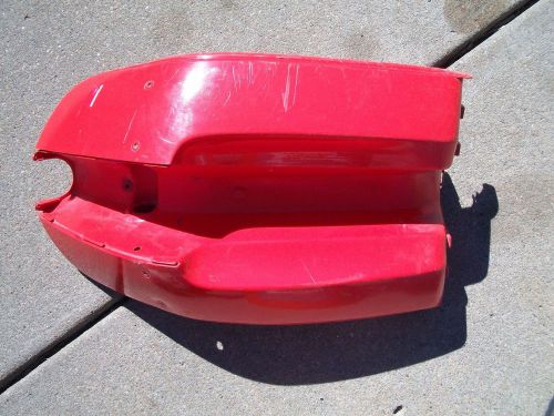 1984 honda spree nq50 50cc red scooter oem leg shield, front plastic windscreen