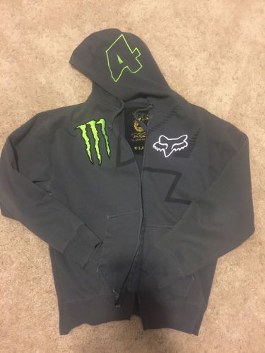 Men's xl fox racing monster carmichael 4 zip hoodie