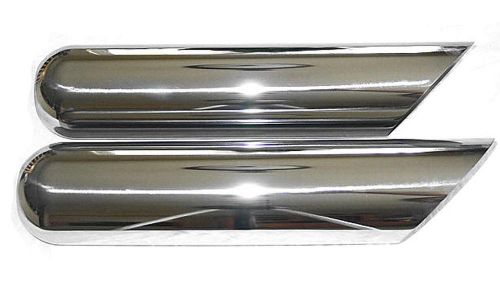 2 jones exhaust tips chrome plated  3.5 x 16  af 2.25 two tips included