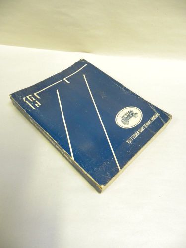 Vintage original 1977 gm fisher body service repair manual (a5)
