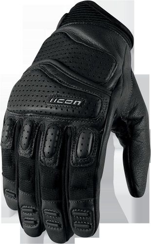 Icon motorcycle glove men&#039;s superduty 2 black small s sm 3301-1346 3301-1346