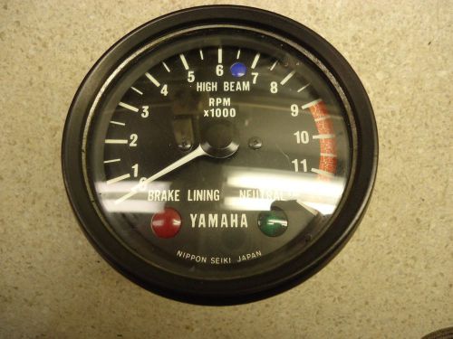 Yamaha 1974 xs tx 500 xs500 tx500 tach tachometer gauge 73 74 75 1975 1973 oem