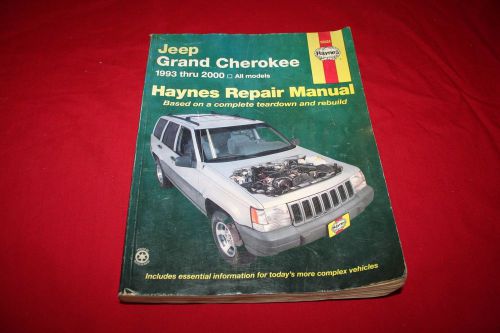 Haynes repair manual jeep grand cherokee 1993-2000
