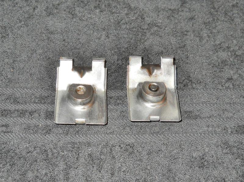 1965 1966 1967 1968 mustang fastback conv gt shelby cougar l+r door window stops