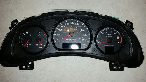 2003 impala instrument cluster in kilometers