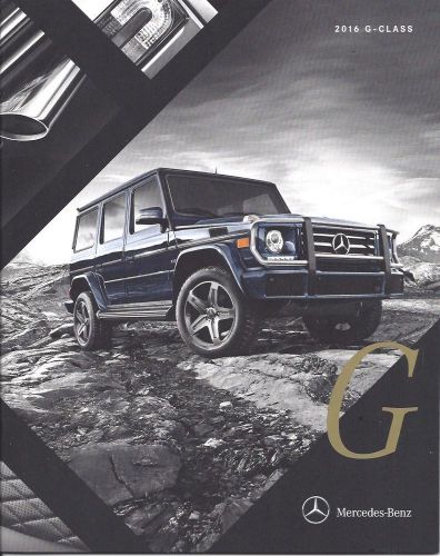 2016 mercedes - benz g class  g 550 / amg g 63 and amg g 65 - 30 page brochure