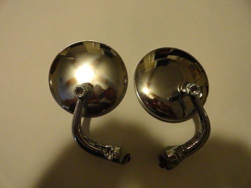 2 side miorrors 4" curved