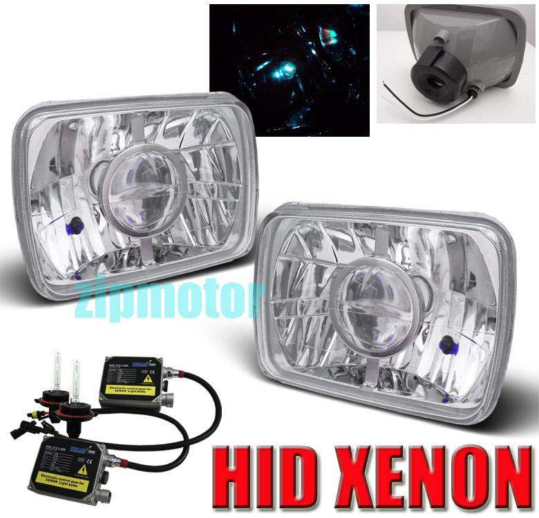 Buy 7X6 PROJECTOR HEADLIGHTS+HID CHROME RANGER PROBE F150 F250 F350