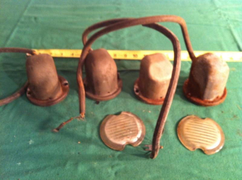 1950 1951 1952 Buick Rear Reverse Light Lamp Housings w/Lens 51 52 Series 50 70, US $40.00, image 2