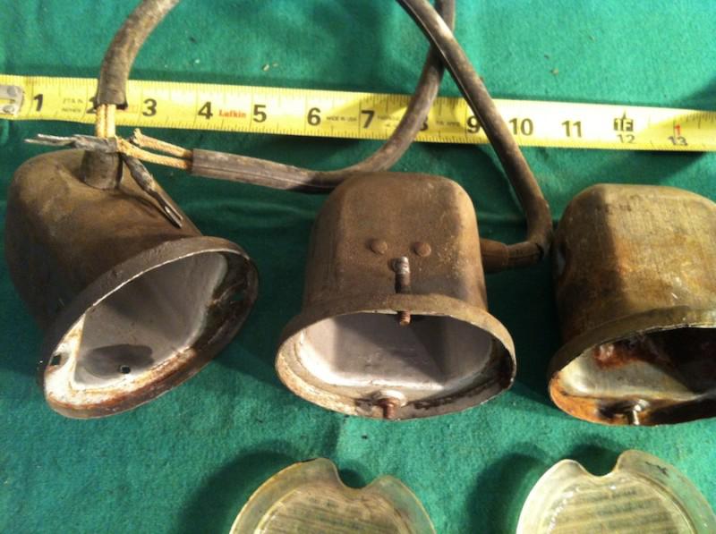 1950 1951 1952 Buick Rear Reverse Light Lamp Housings w/Lens 51 52 Series 50 70, US $40.00, image 5