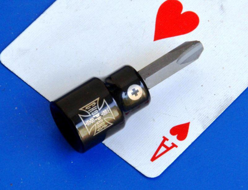 Mac jesse james west coast chopper 3/8" drive #3 phillips screwdriver socket new