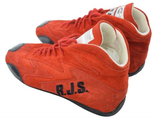RJS RACING SFI 3.3/5 RACING DRIVING SHOES RED MID TOP MEN SIZE 9 IMSA SCCA IHRA, US $74.99, image 3