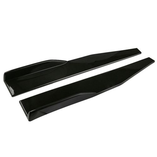 For BMW Front Rear Bumper Lip Spoiler Splitter Body Kit Side Skirt Glossy Black, US $68.86, image 4