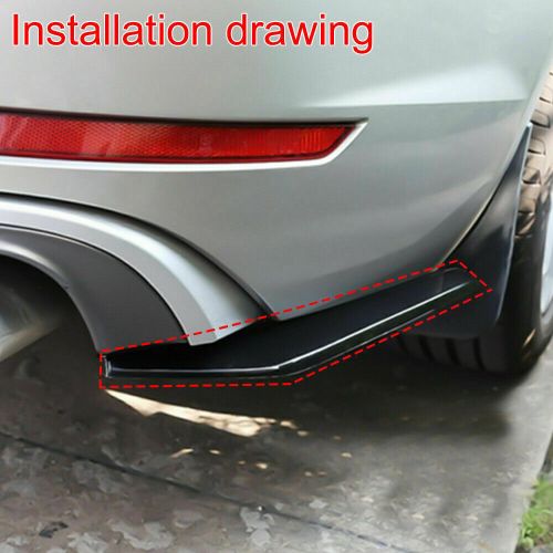 For BMW Front Rear Bumper Lip Spoiler Splitter Body Kit Side Skirt Glossy Black, US $68.86, image 8