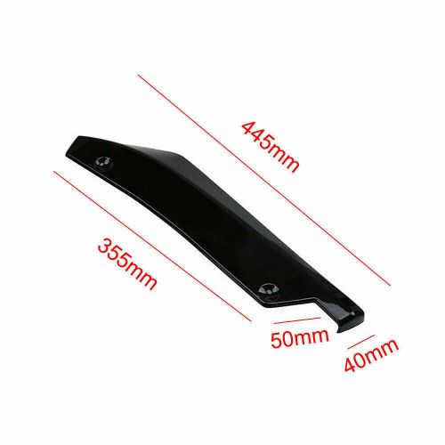 For BMW Front Rear Bumper Lip Spoiler Splitter Body Kit Side Skirt Glossy Black, US $68.86, image 9