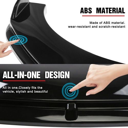 For BMW Front Rear Bumper Lip Spoiler Splitter Body Kit Side Skirt Glossy Black, US $68.86, image 17