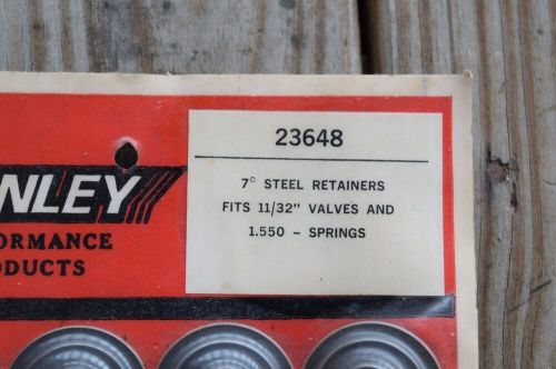 Manley performance steel retainers model # 23648 7 degree steel new 11/32" 1.550
