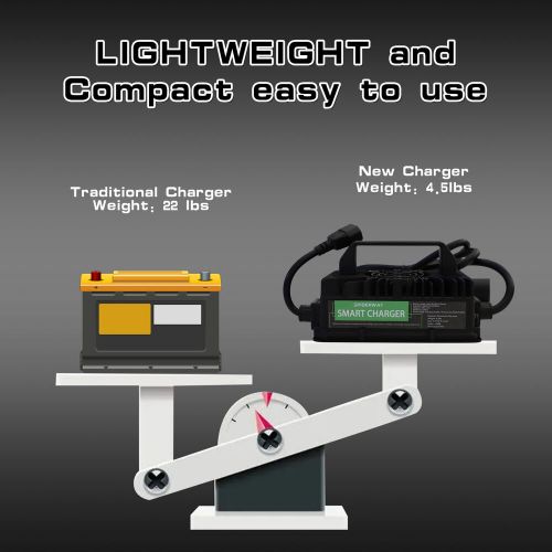 48Volt 15Amp Battery Charger O Ring Terminal Type For EZGO Club Car Golf Cart, US $109.99, image 7