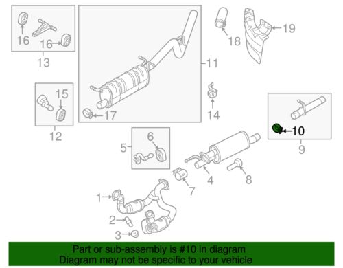 Genuine Ford Intermediate Pipe Clamp 7C3Z-5A231-B, US $24.00, image 7