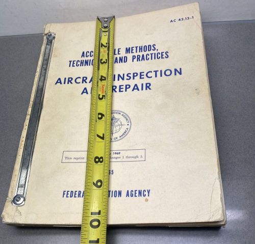 1965 Aircraft Inspection and Repair Acceptable Techniques Vintage Airplane Book, US $13.95, image 9