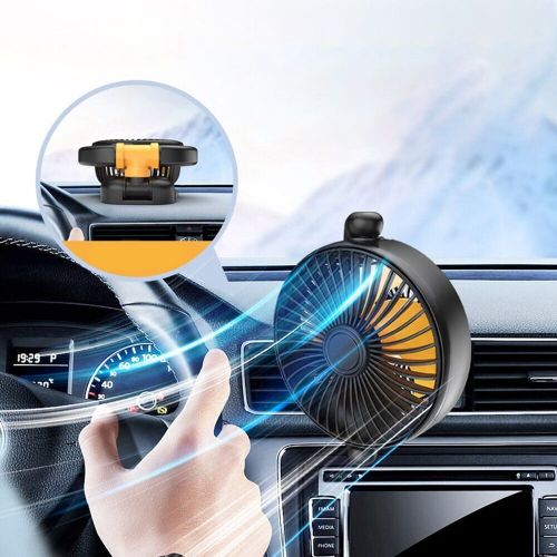 Car Mounted Fan 12V Refrigeration Small Vans Single Head Vehicles Car Fans, US $21.67, image 2
