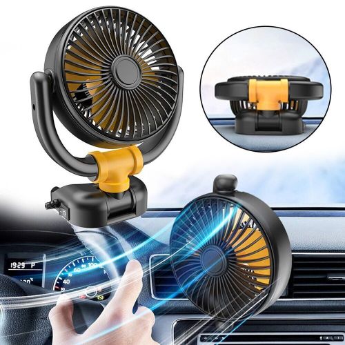 Car Mounted Fan 12V Refrigeration Small Vans Single Head Vehicles Car Fans, US $21.67, image 7