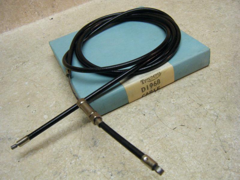 Nos genuine triumph air control choke cable t150 trident 750 1969-1970 - long