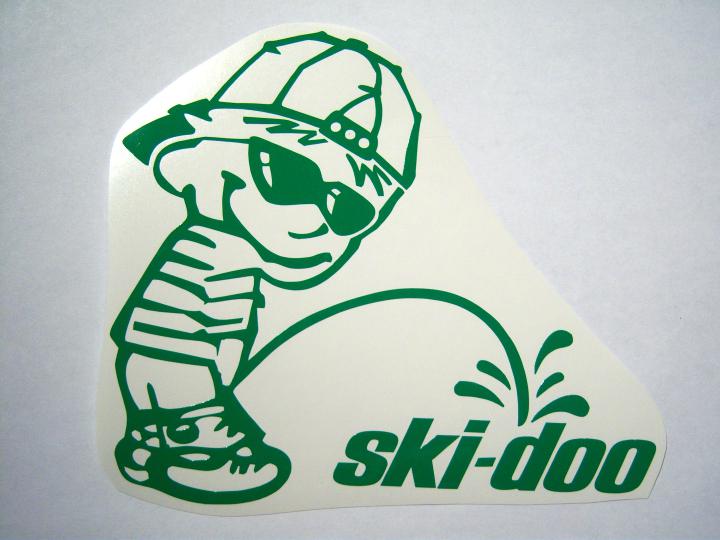 Polaris yamaha decal arctic rhino atv snowmobile trailer sled vinyl sticker 