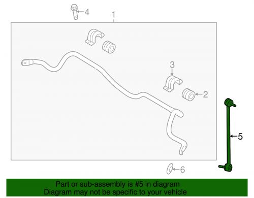 Genuine hyundai stabilizer link 54830-2w000