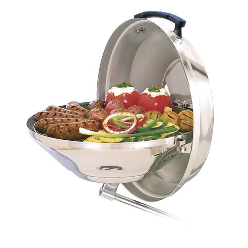 ​magma a10-104 marine kettle® 15" charcoal grill - hinged lid stainless steel
