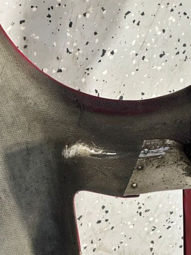 Grumman aa-5 traveller cowl - fwd - fibreglass damage p/n: 5101034-1