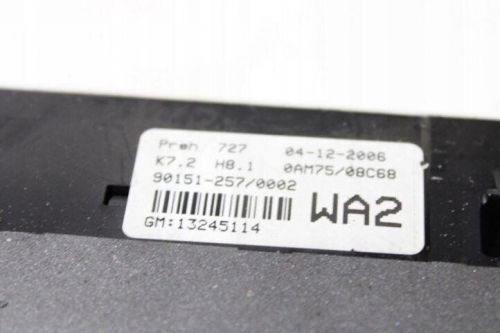 Opel Zafira B A05 climate control panel 1.91 diesel 88kw 2006 24636323-, US $, image 3