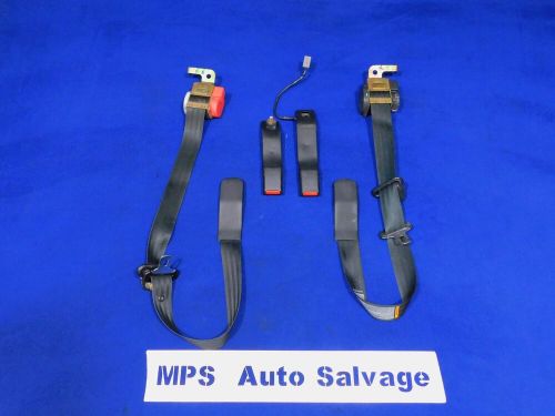 95 1995 Ford Mustang GT Black Coupe Front Seatbelt Set Seatbelts OEM T53, US $124.99, image 6