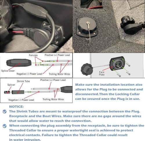 For Minn Kota 1865128 MKR-26 Motor Plug and Receptacle Marine Battery Accessory, US $139.30, image 8