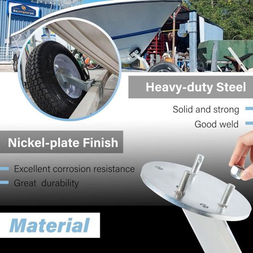 Spare Tire Mount Carrier Set High-Mount for 3" and 4" Trailer Frames 3001.0064, US $62.90, image 3