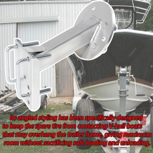 Spare Tire Mount Carrier Set High-Mount for 3" and 4" Trailer Frames 3001.0064, US $62.90, image 9