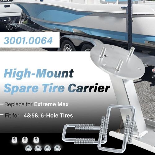 Spare Tire Mount Carrier Set High-Mount for 3" and 4" Trailer Frames 3001.0064, US $62.90, image 14