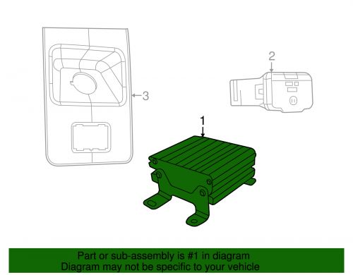 Genuine mopar module 05026409ab