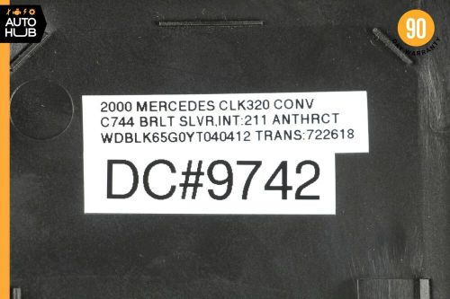 98-03 Mercedes W208 CLK320 CLK55 Right Dashboard Dash Cover Panel Trim Black OEM, US $55.00, image 2