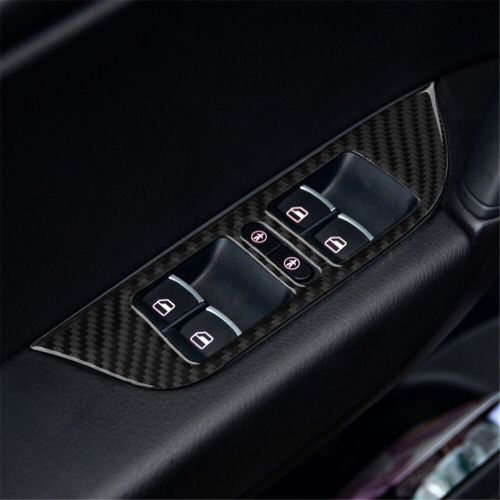 6PCS Power Window Lift Control Carbon Fiber Stickers Trim For VW Touareg 2011-18, US $37.99, image 10