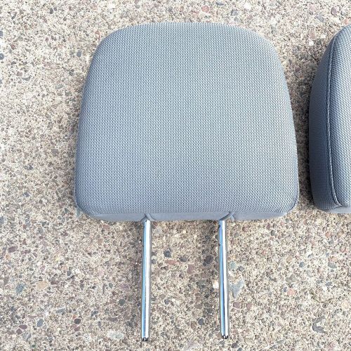 2009-2014 Ford F150 F-150 Front 2 Headrest Set OEM 2013 GRAY CLOTH Left Right, US $99.99, image 3