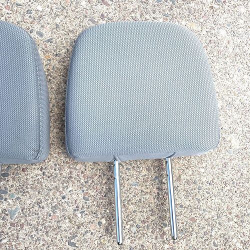 2009-2014 Ford F150 F-150 Front 2 Headrest Set OEM 2013 GRAY CLOTH Left Right, US $99.99, image 4