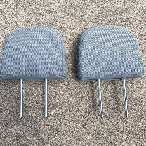 2009-2014 Ford F150 F-150 Front 2 Headrest Set OEM 2013 GRAY CLOTH Left Right, US $99.99, image 5