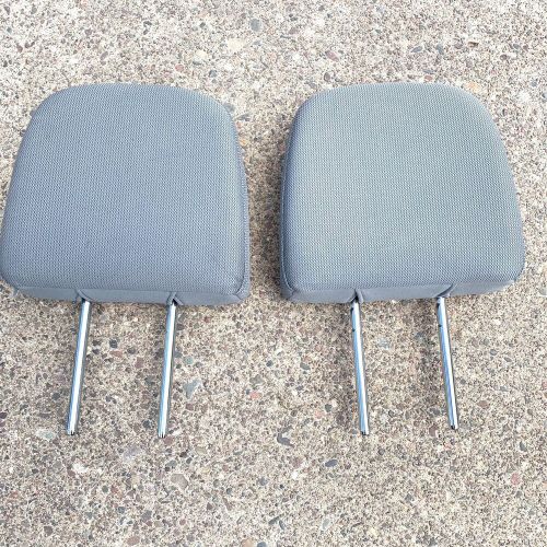 2009-2014 Ford F150 F-150 Front 2 Headrest Set OEM 2013 GRAY CLOTH Left Right, US $99.99, image 7