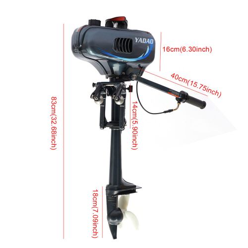 2Stroke Outboard Motor Boat Engine W/ Water Cooling CDI System Heavy Duty 3.5HP, US $197.05, image 7